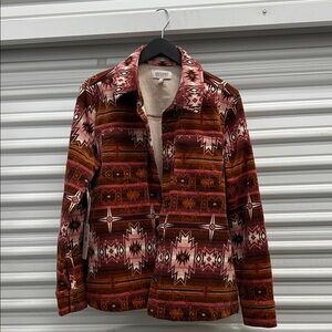 Shyanne Multicolor Aztec Utility Jacket